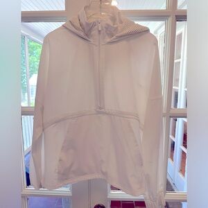 White Lululemon Windbreaker